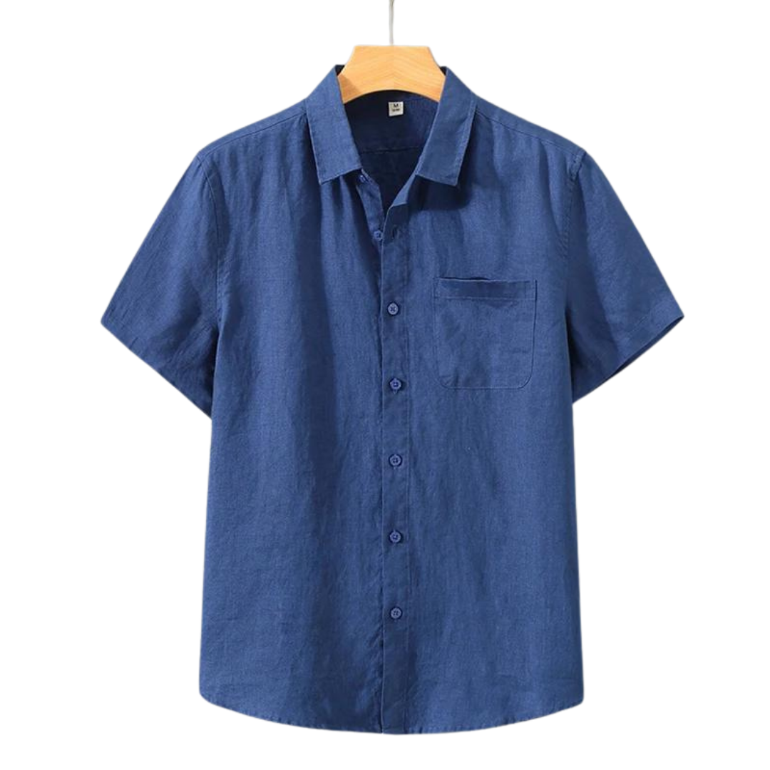 Riviera - Short Sleeve Linen Shirt
