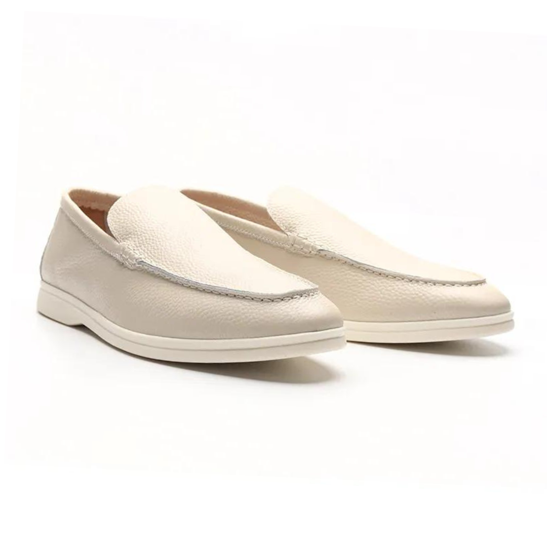 Handcrafted Cowhide Leather Slip-On Loafers