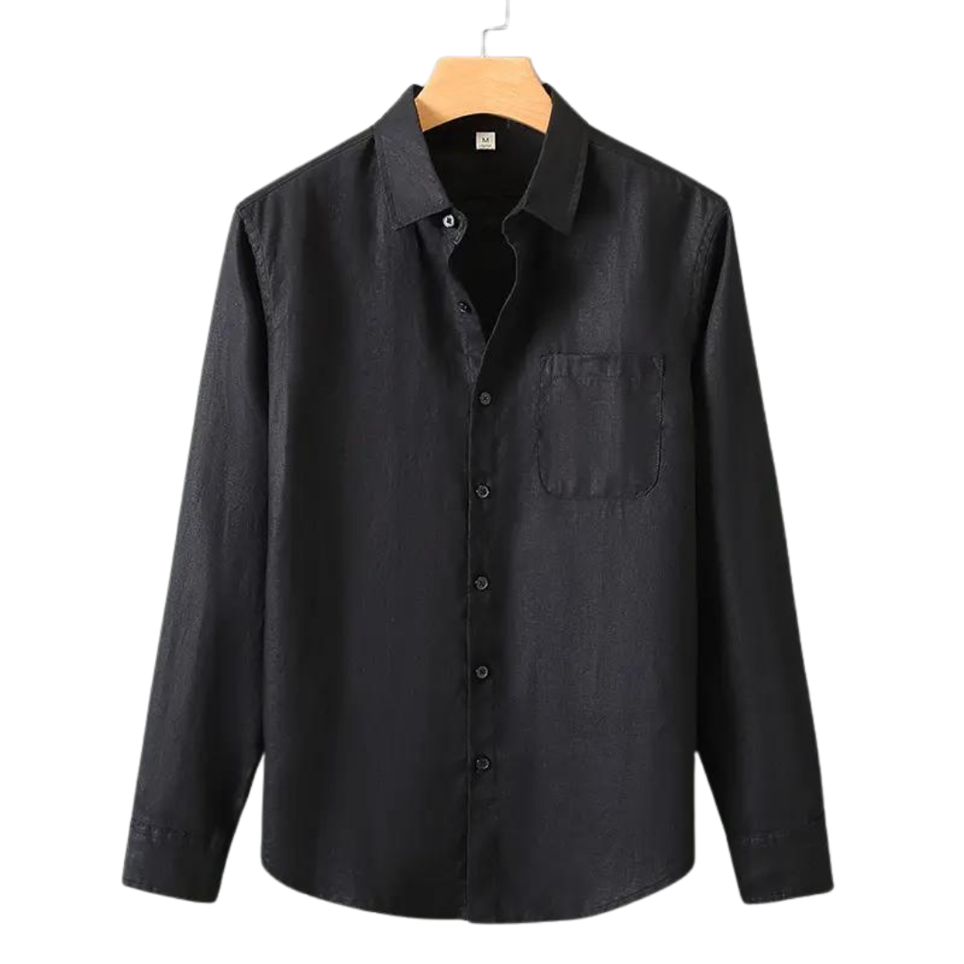Riviera Elegance - Luxurious Linen Shirt
