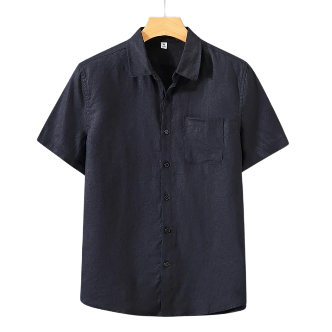 Riviera - Short Sleeve Linen Shirt
