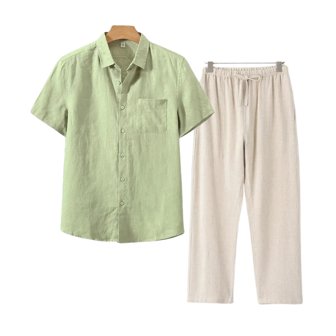 Elegant Linen Ensemble (Short)