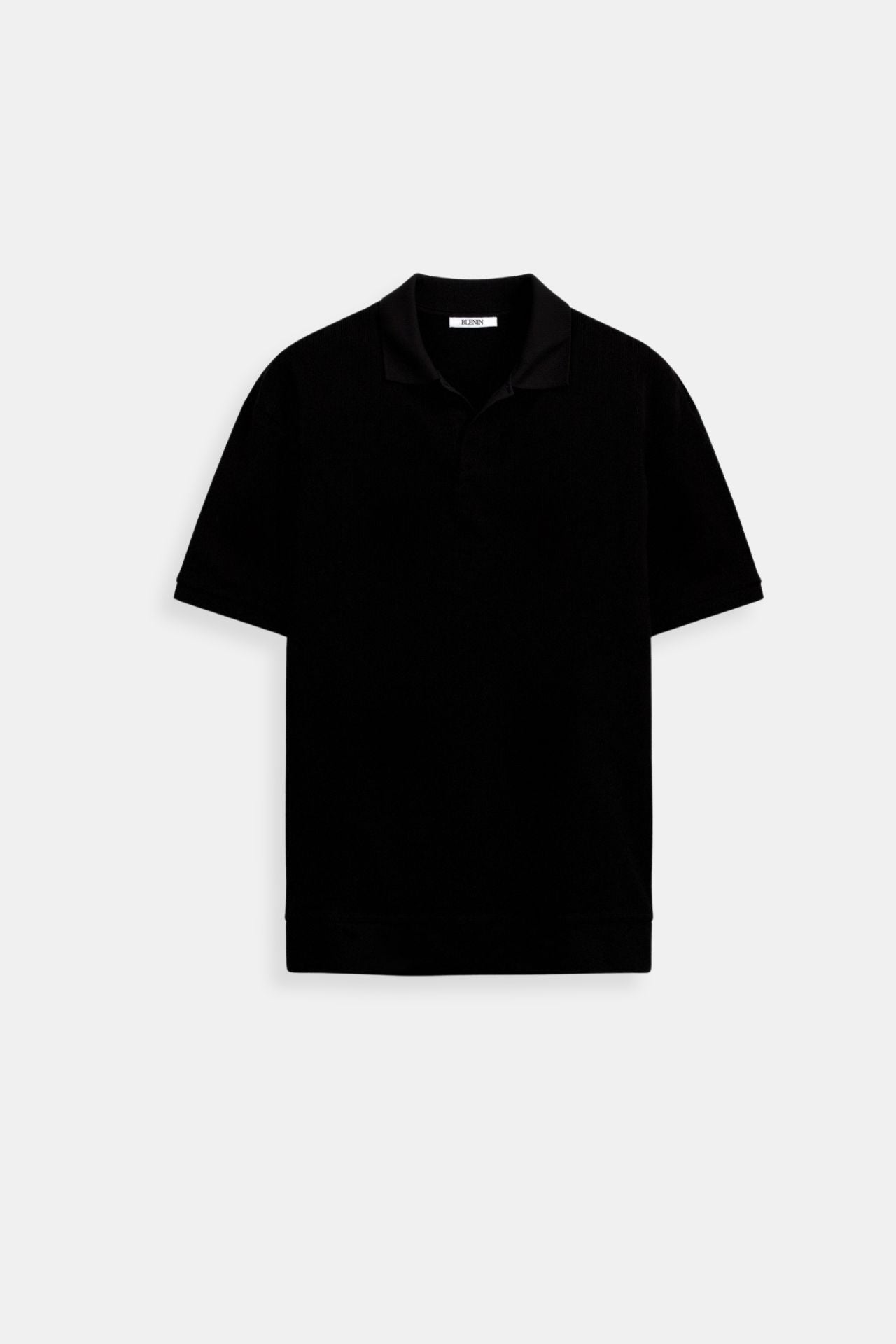Wool Knit Polo Tee