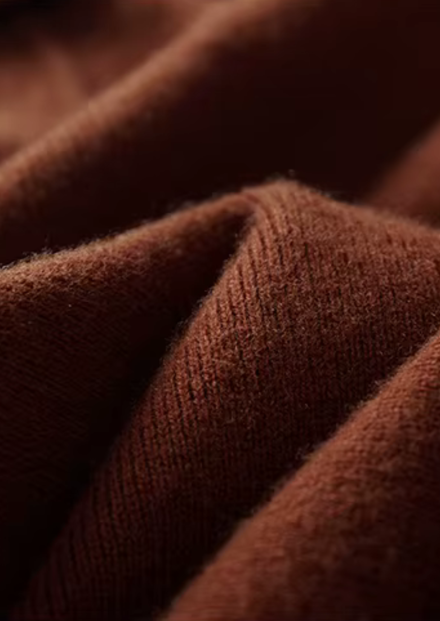 WOOL RIBBED POLO WITHOUT BUTTONS