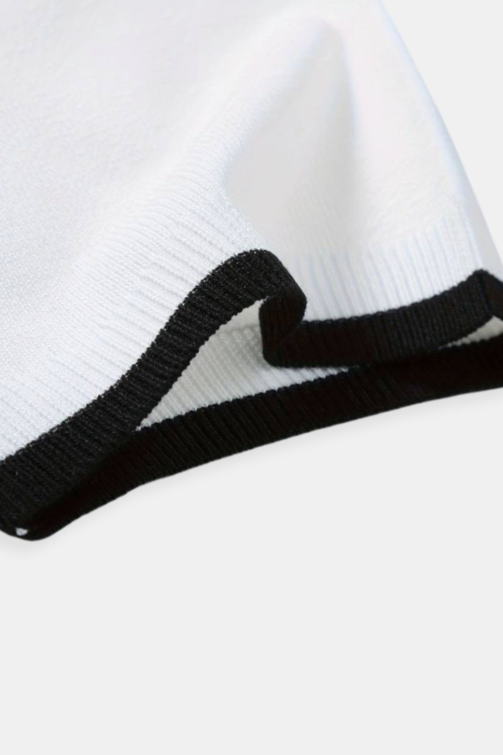 Quarter Zip Golf Polo in Knitted Fabric