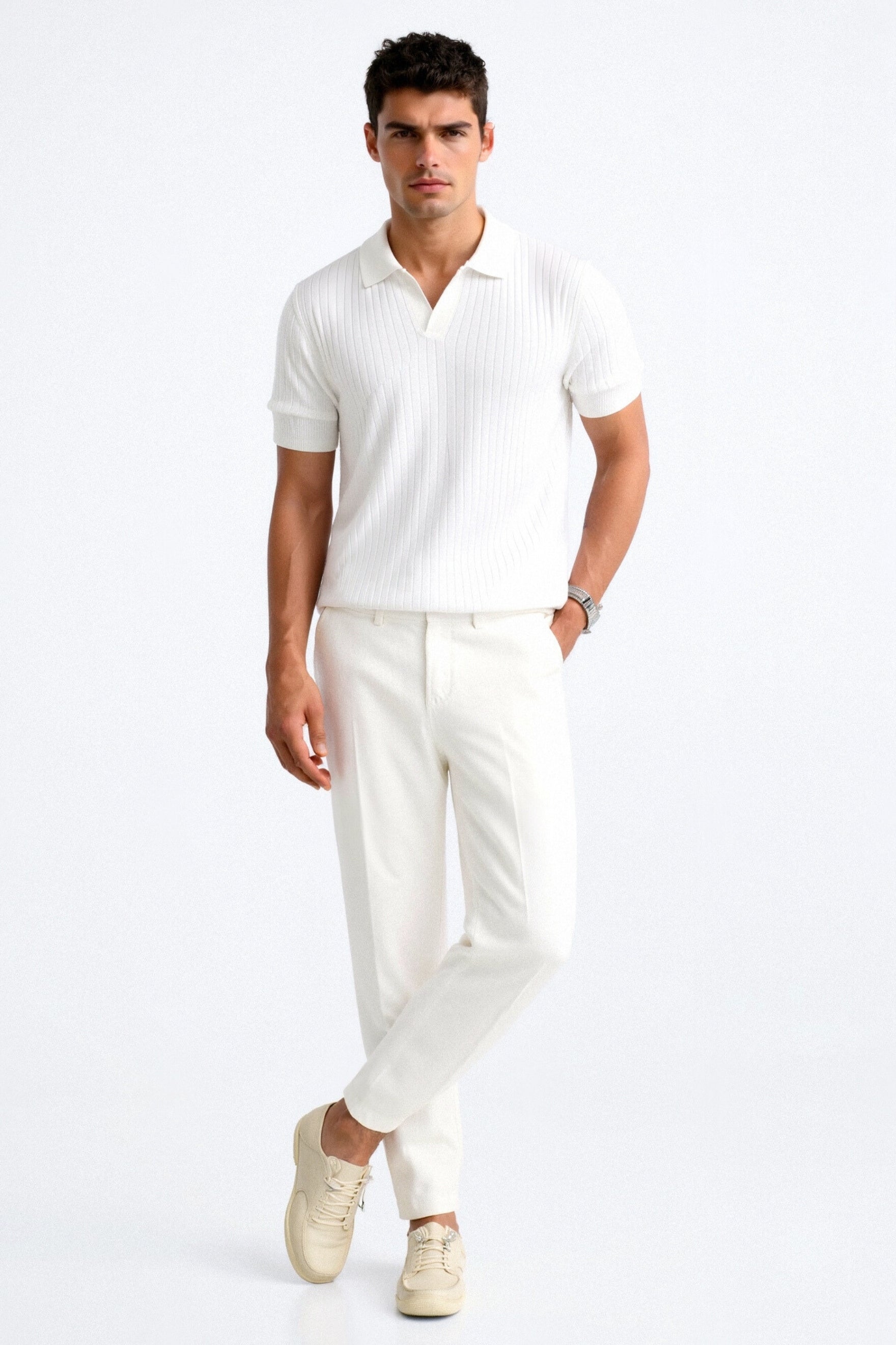 Pisa - Textured Cotton Polo