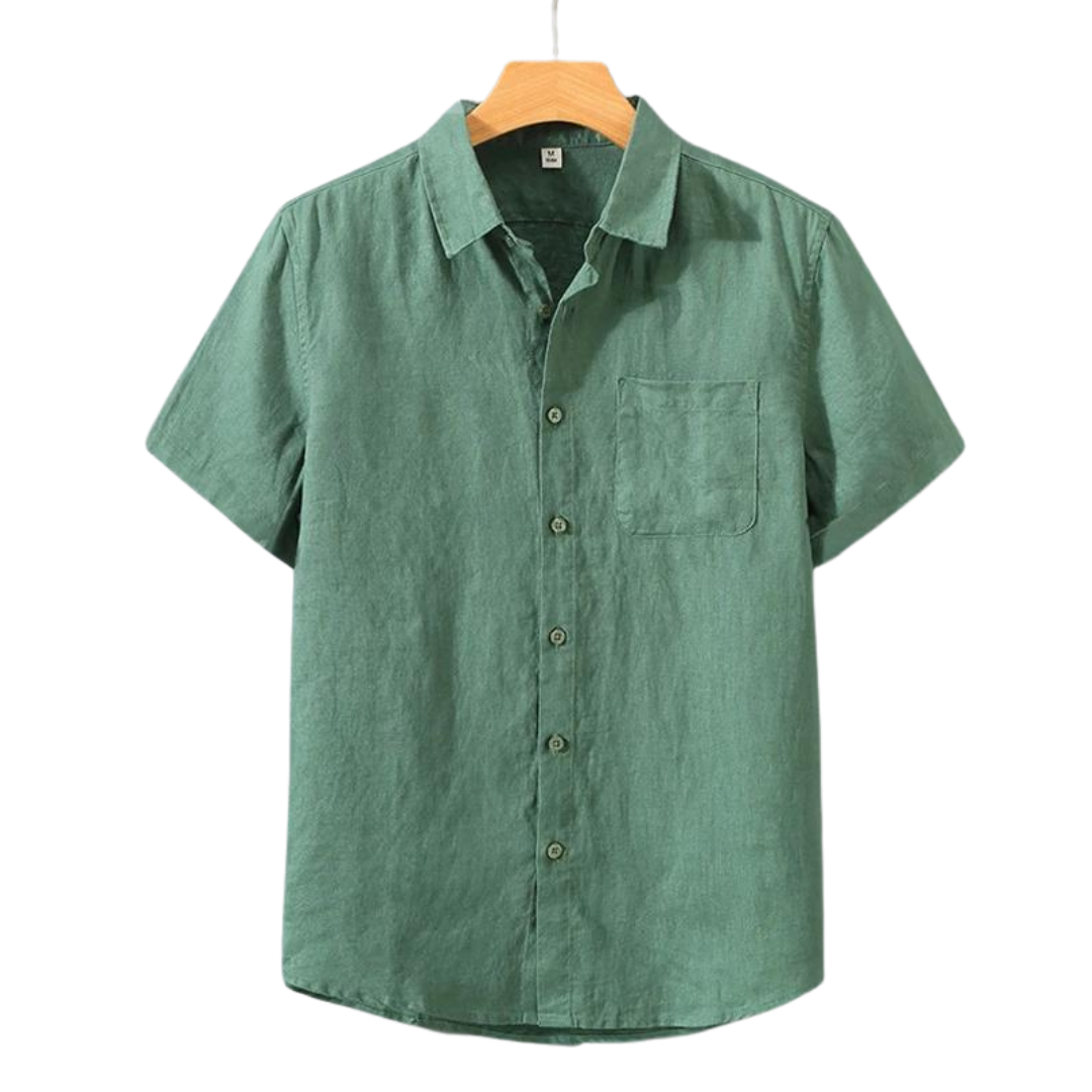 Riviera - Short Sleeve Linen Shirt
