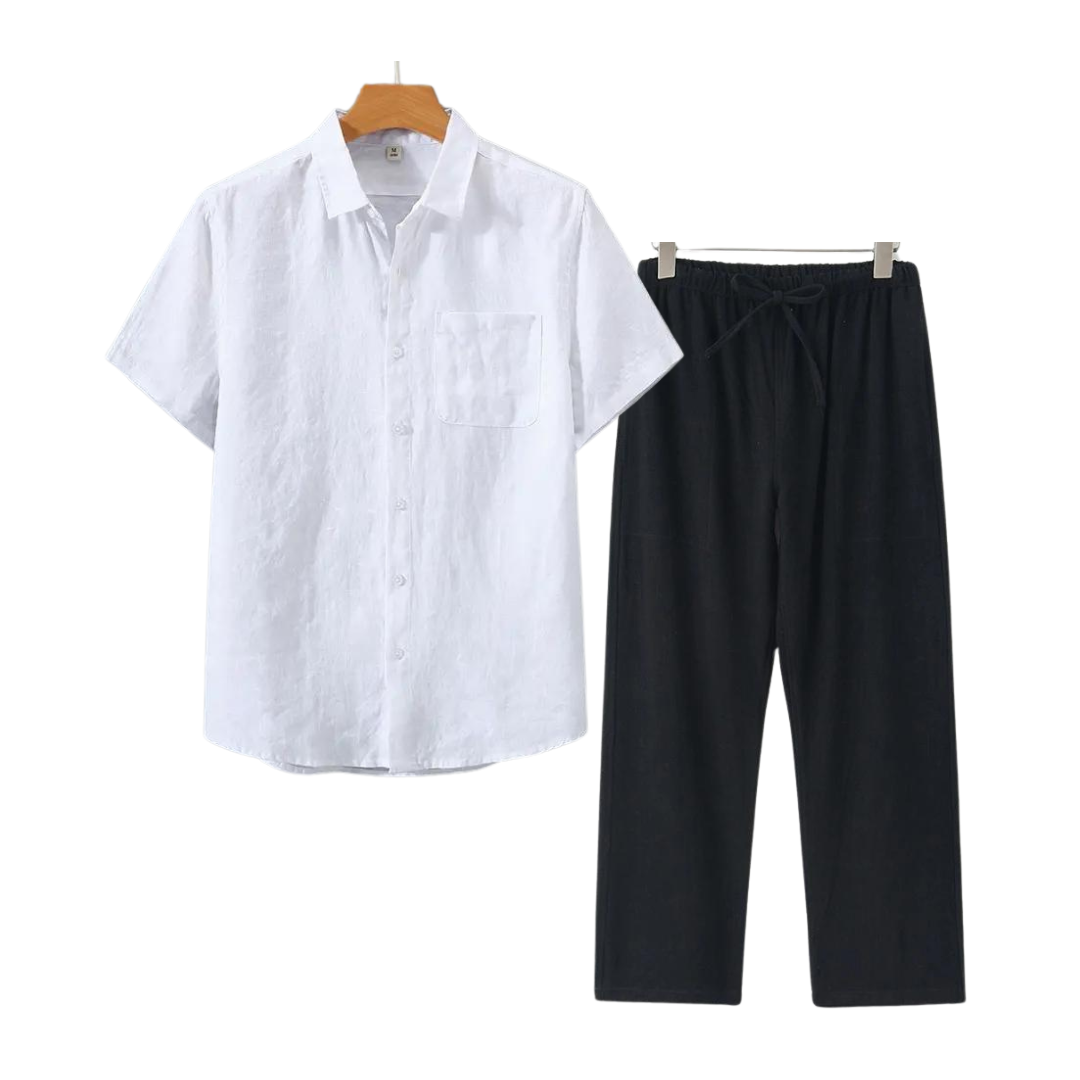 Elegant Linen Ensemble (Short)