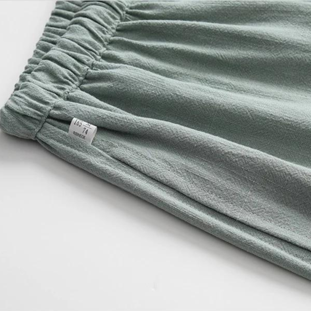 Fez - Oversized Linen Trousers