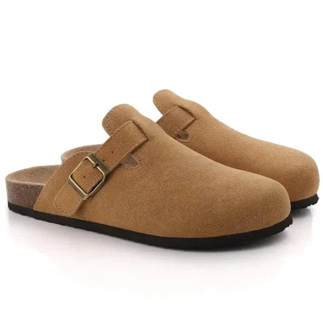 Suede Mules