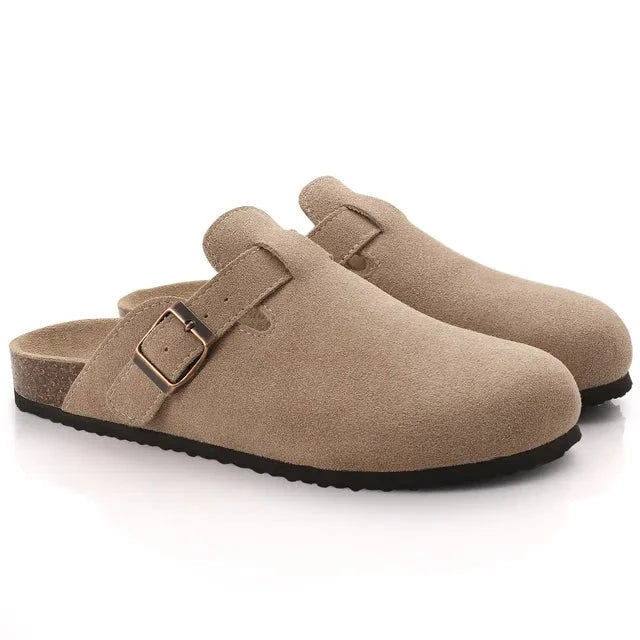 Suede Mules