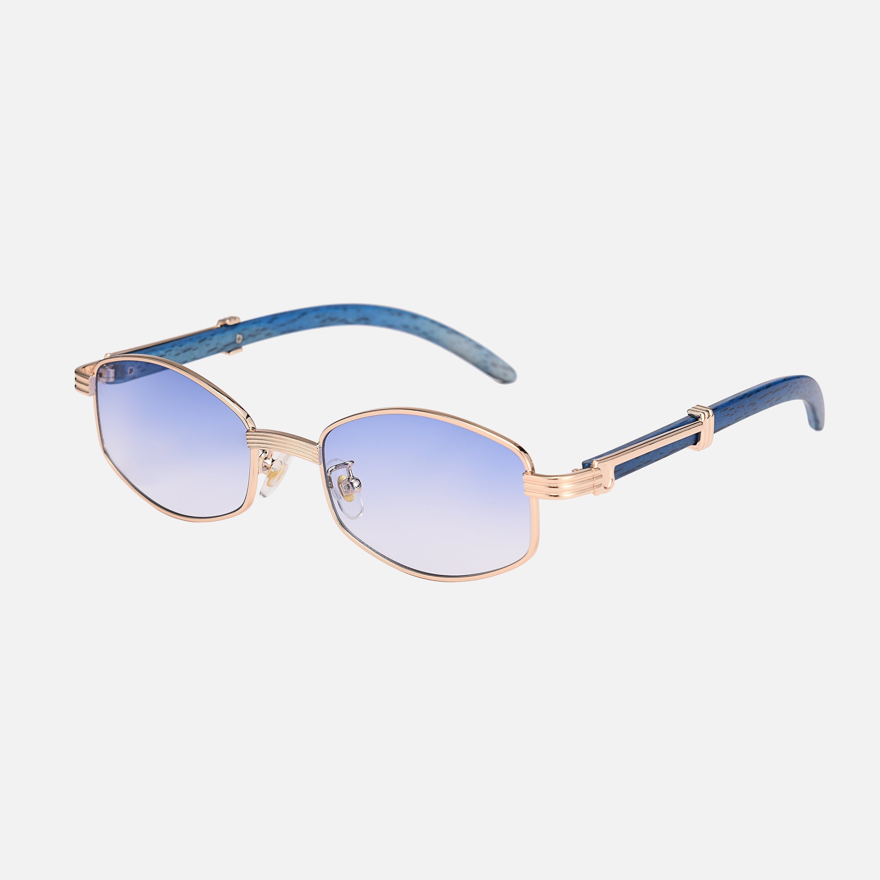 By Aurellian Wood & Gold-Plated Sunglasses