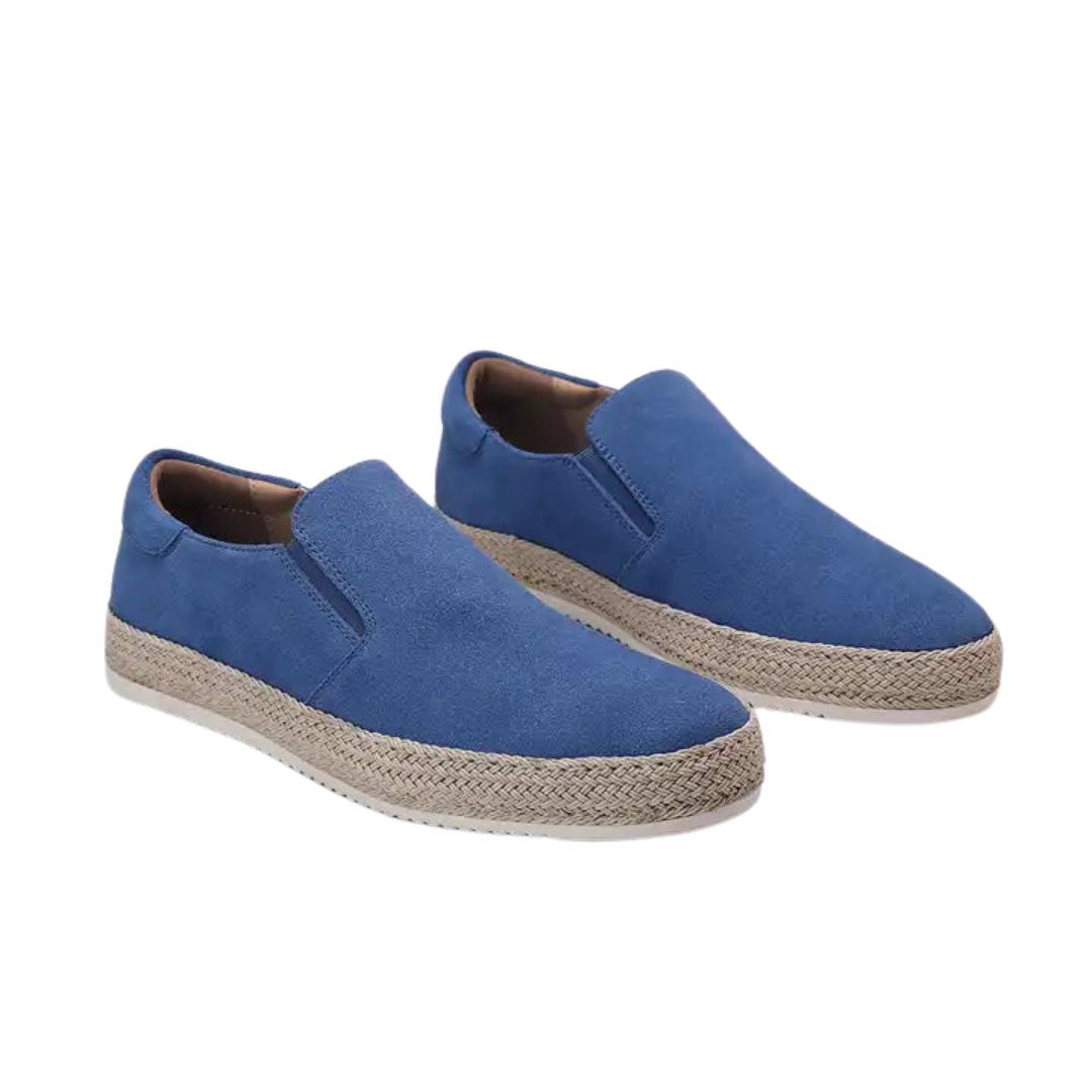 Silk Suede Slip-On Loafers Footwear