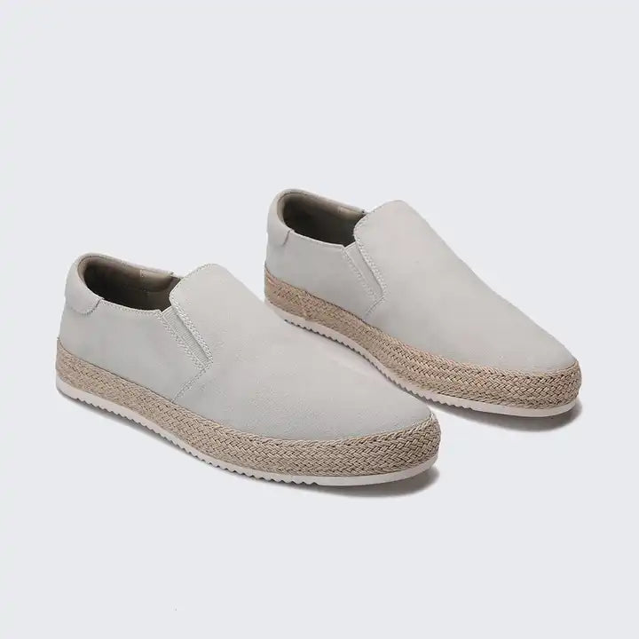 Silk Suede Slip-On Loafers Footwear