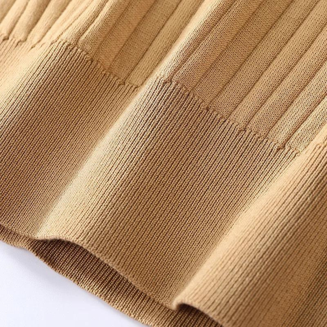 Lyocell Blend Polo - Ribbed Placket with a Tailored Fit