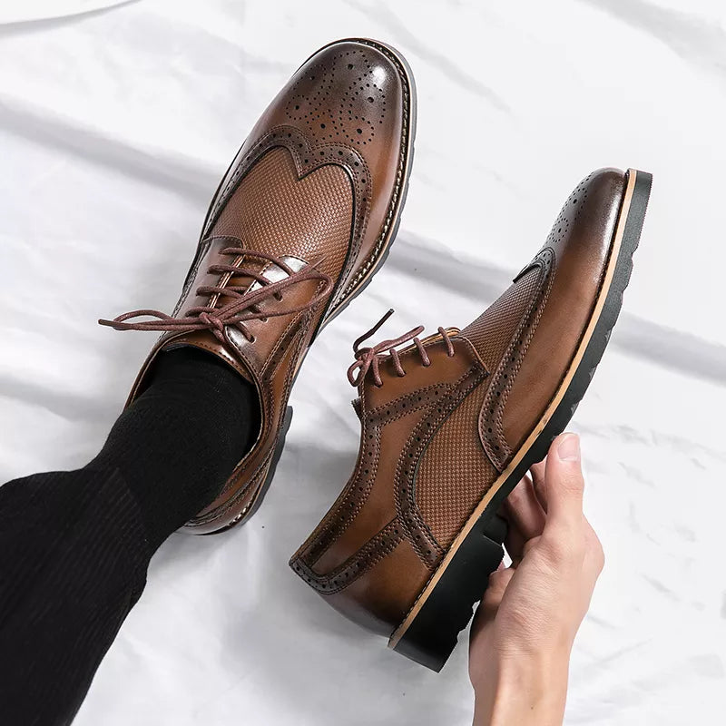 Classic Leather Brogue Shoes