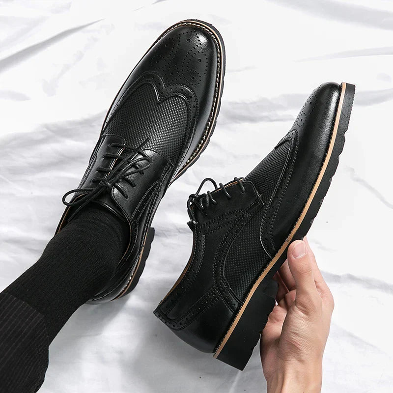 Classic Leather Brogue Shoes