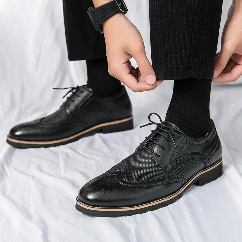 Classic Leather Brogue Shoes