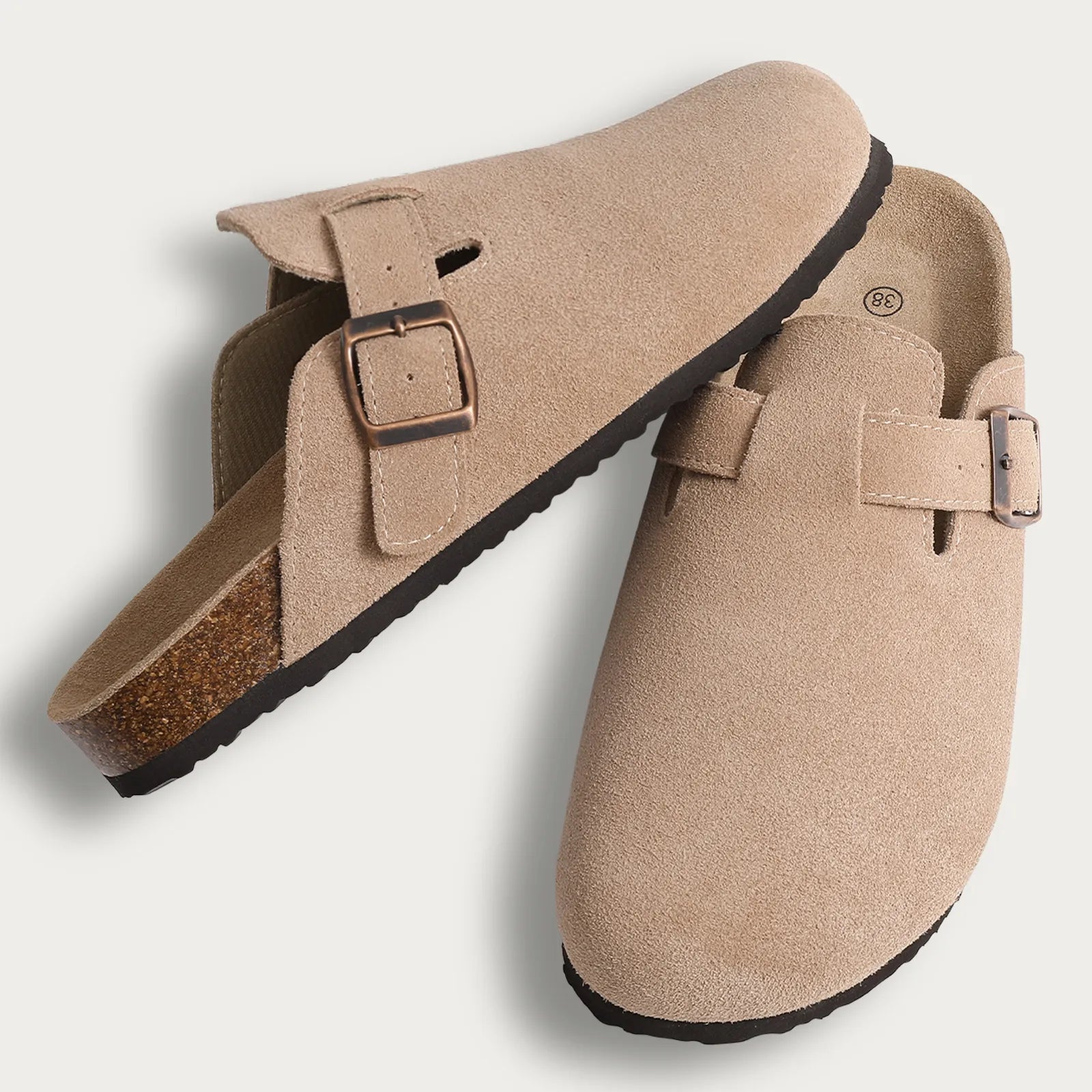 Suede Mules