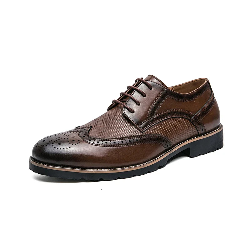 Classic Leather Brogue Shoes