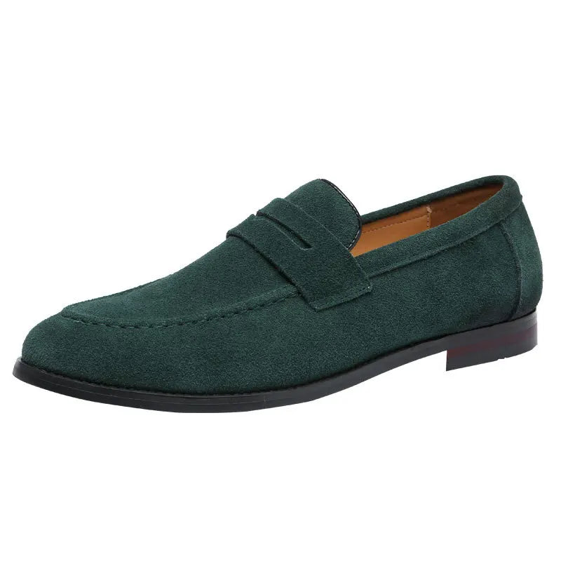 Luxury Suede Slip-On Loafers Shoes