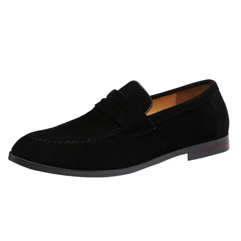 Luxury Suede Slip-On Loafers Shoes