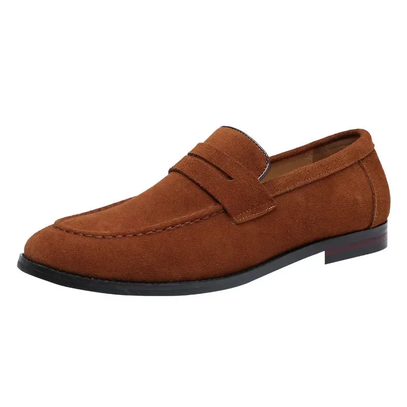 Luxury Suede Slip-On Loafers Shoes