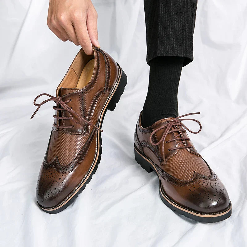 Classic Leather Brogue Shoes