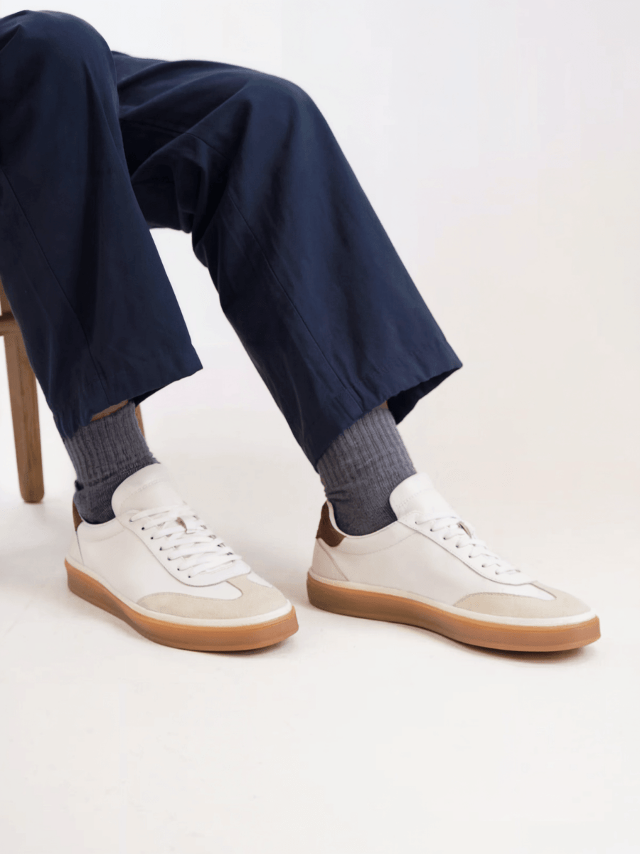 Relaxed Leather Sneakers